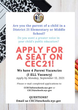 CEC21 Vacancies